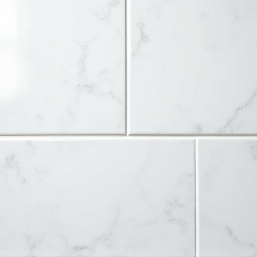 Sparkling clean shower tile and grout after deep cleaning